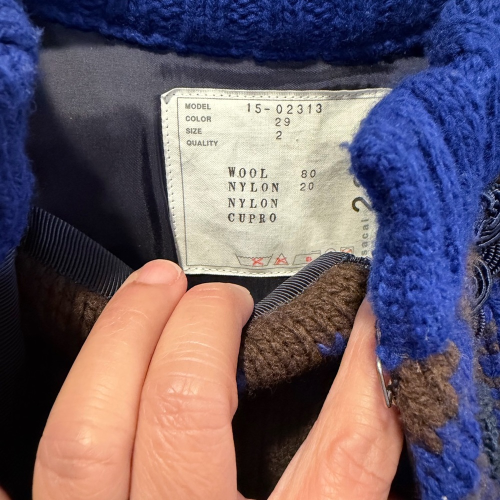Sacai sweater Nordic collection size 2 - Picture 6 of 9